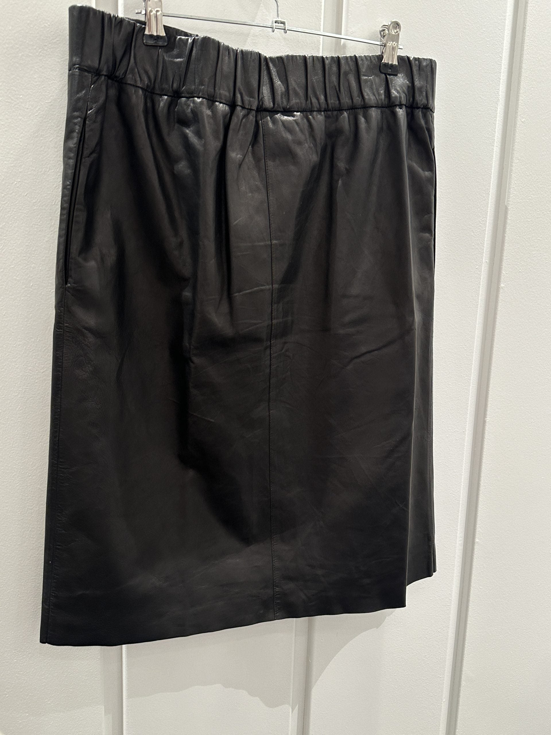 Marni Leather skirt