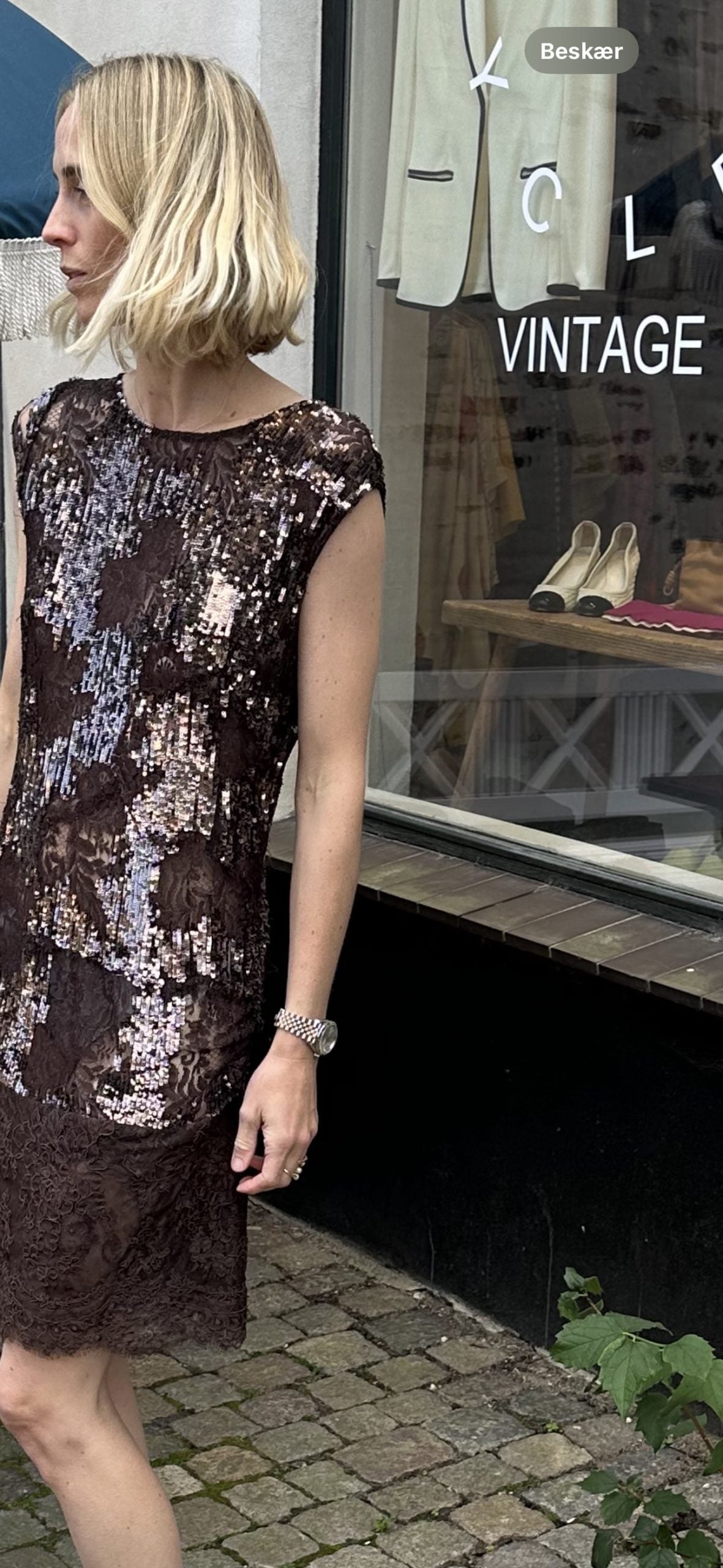 Stasia Palliet / Blonde Kjole