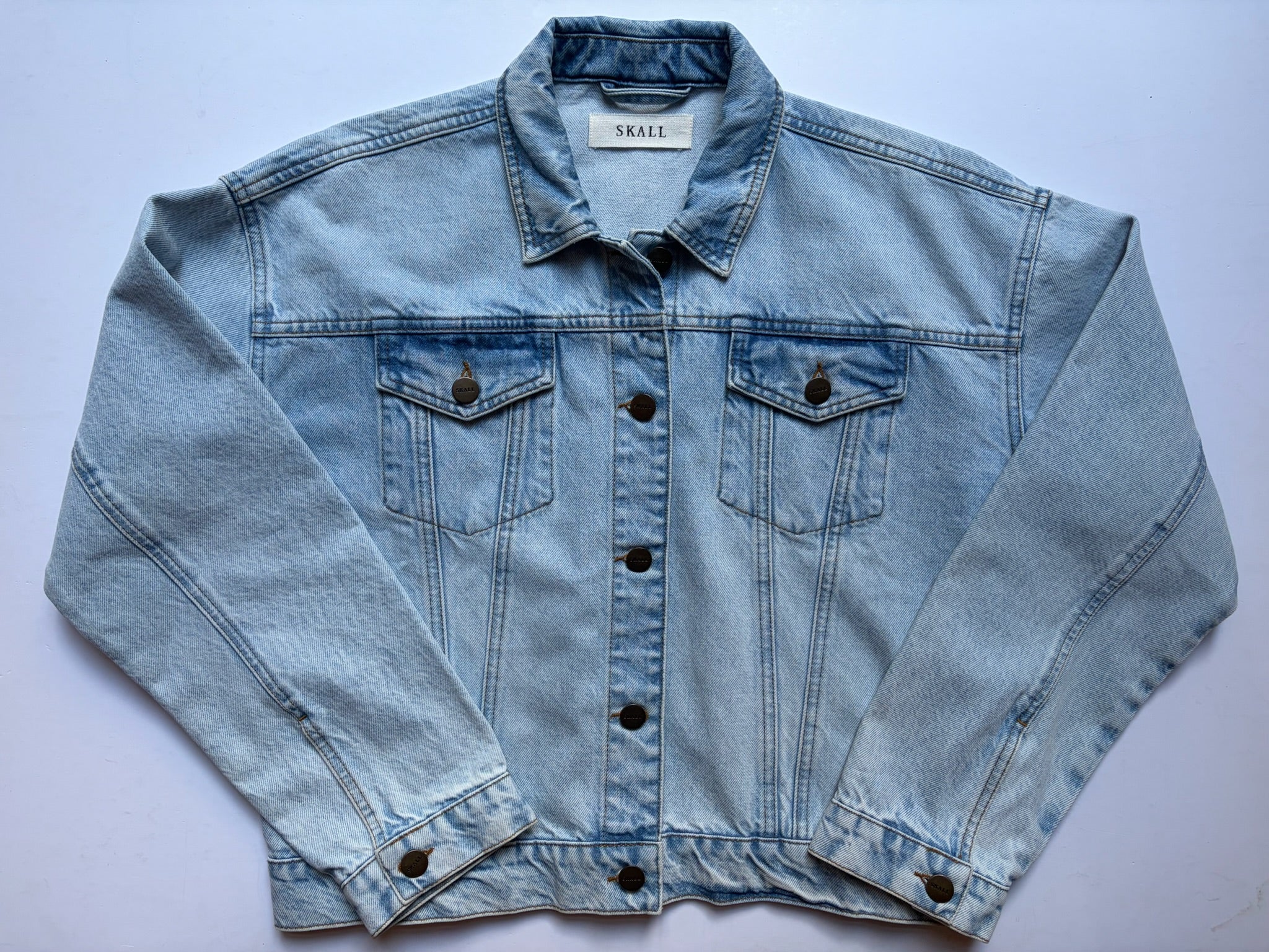 Skall Denim Jakke