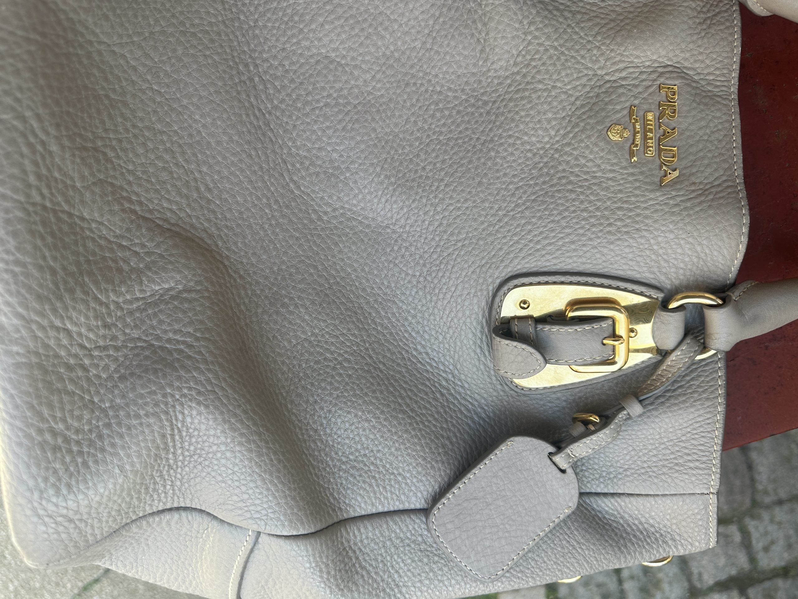 Prada Double Leather Handbag