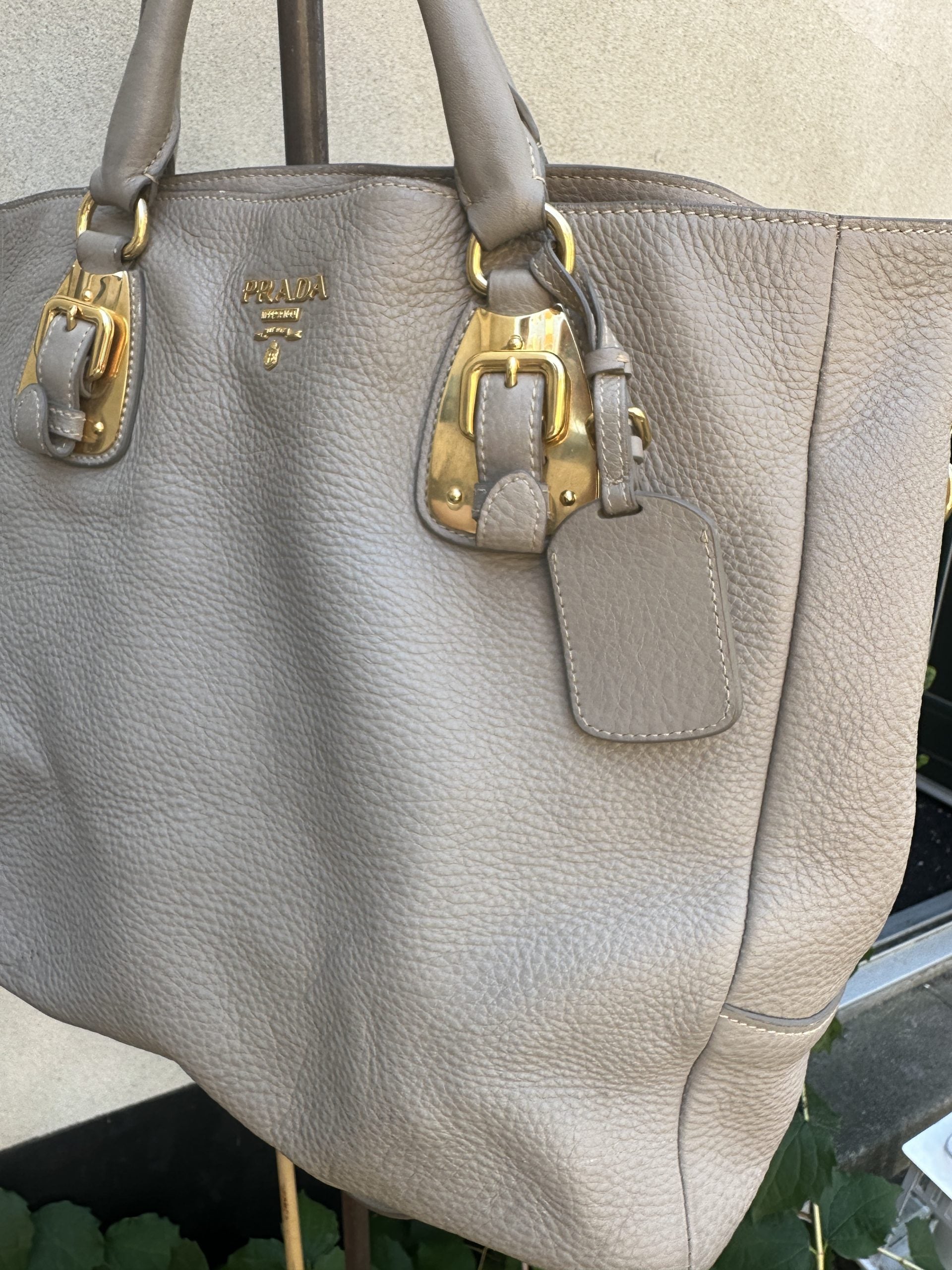 Prada Double Leather Handbag