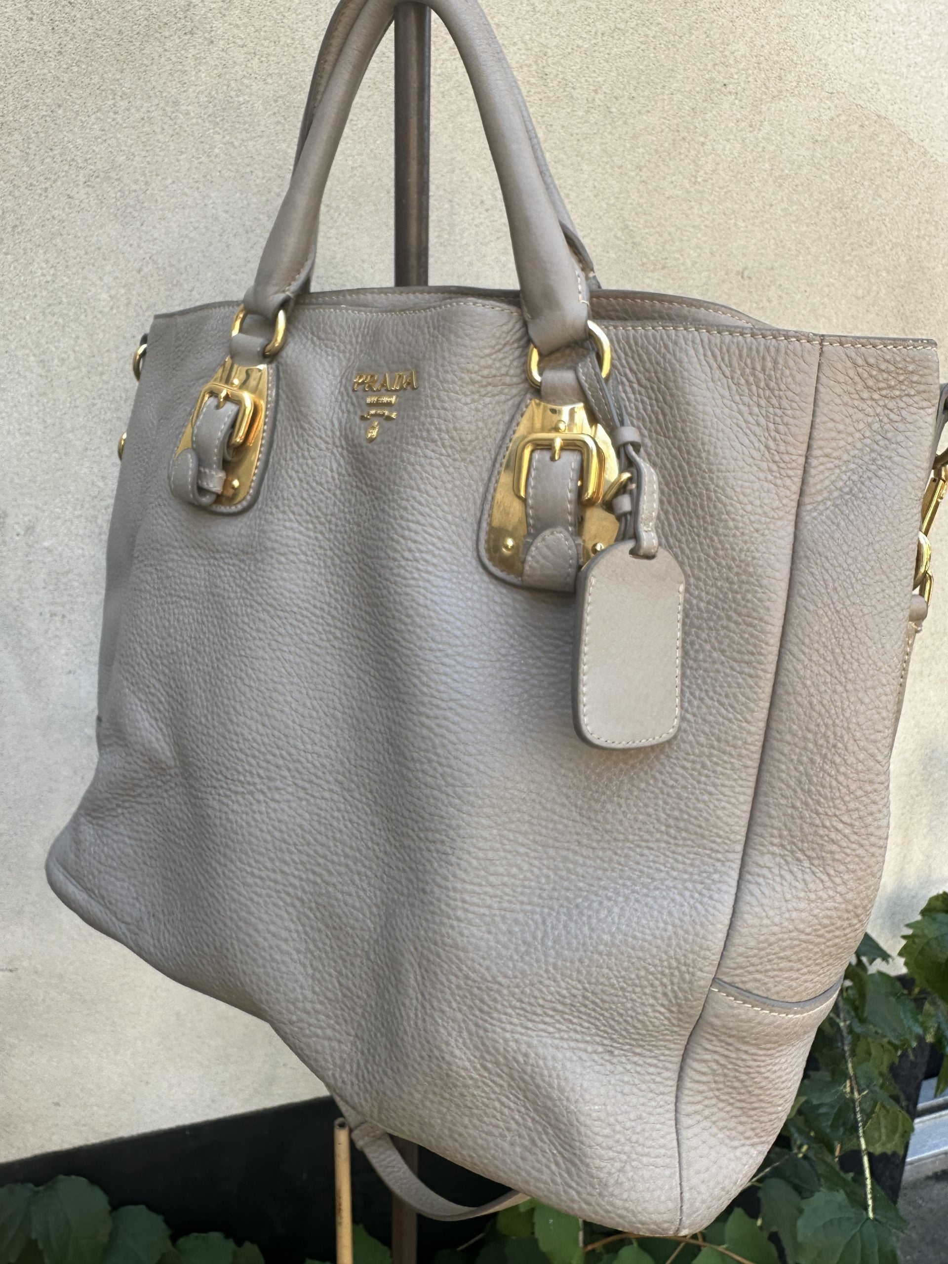Prada Double Leather Handbag