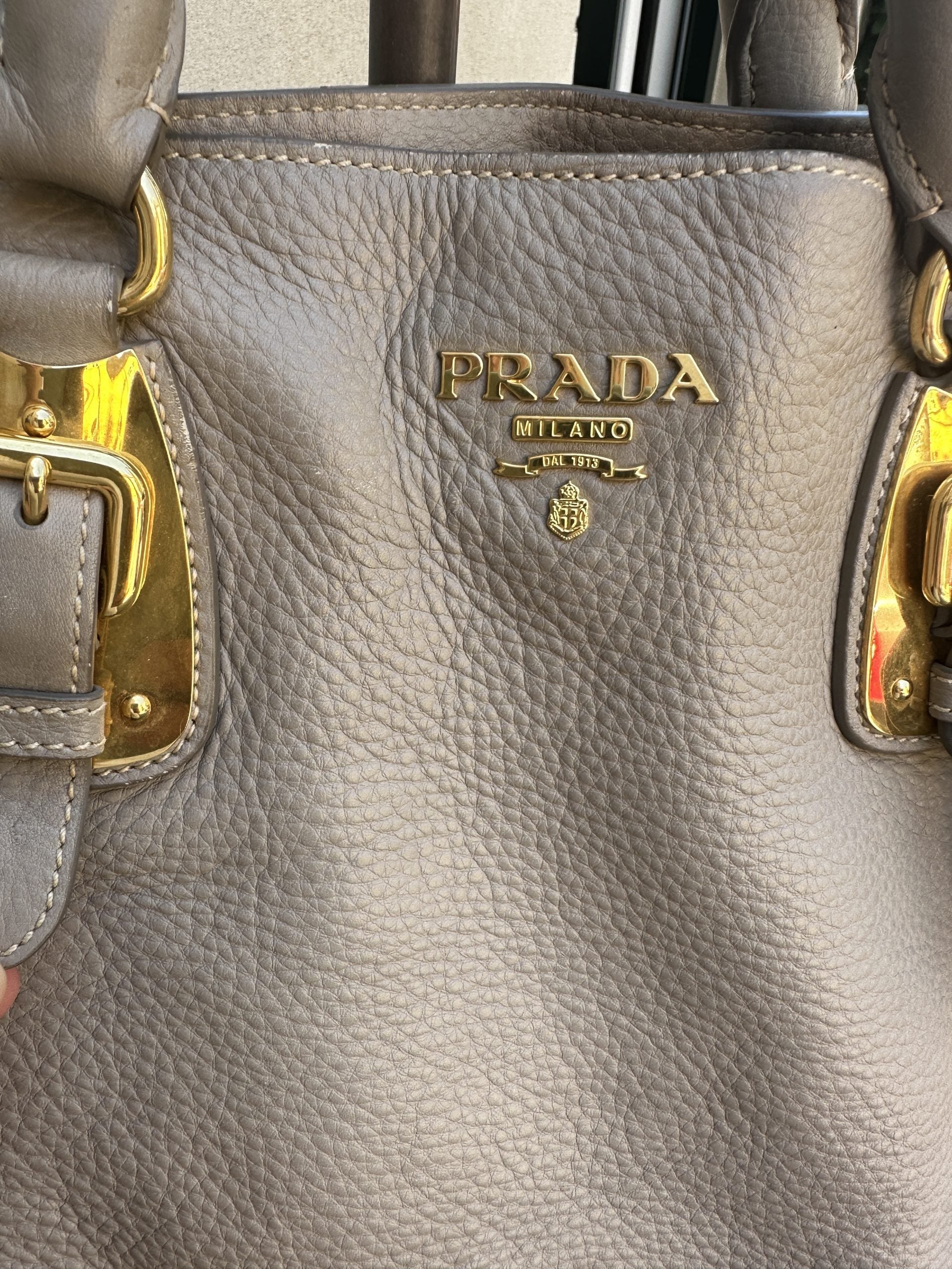 Prada Double Leather Handbag