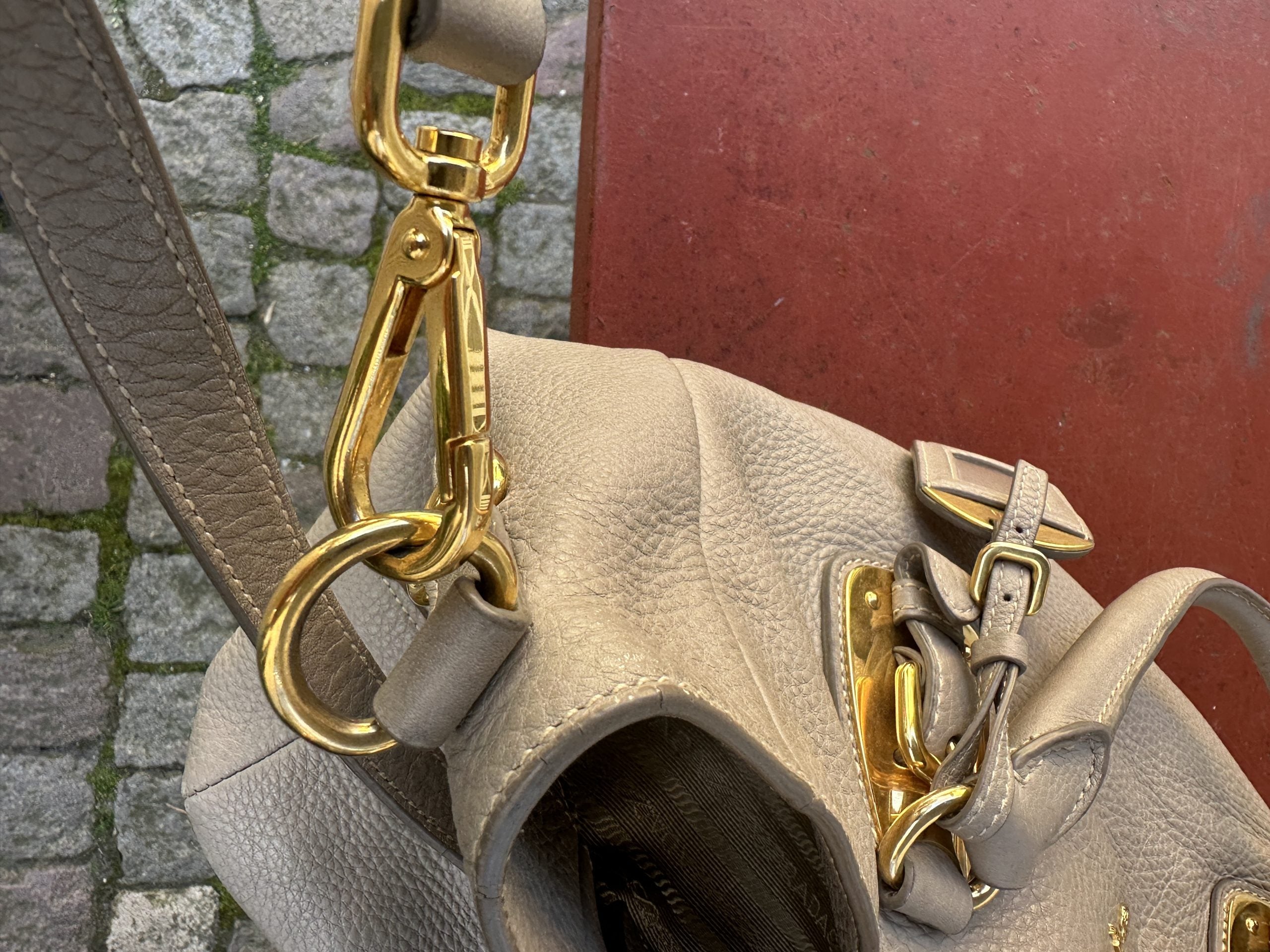 Prada Double Leather Handbag