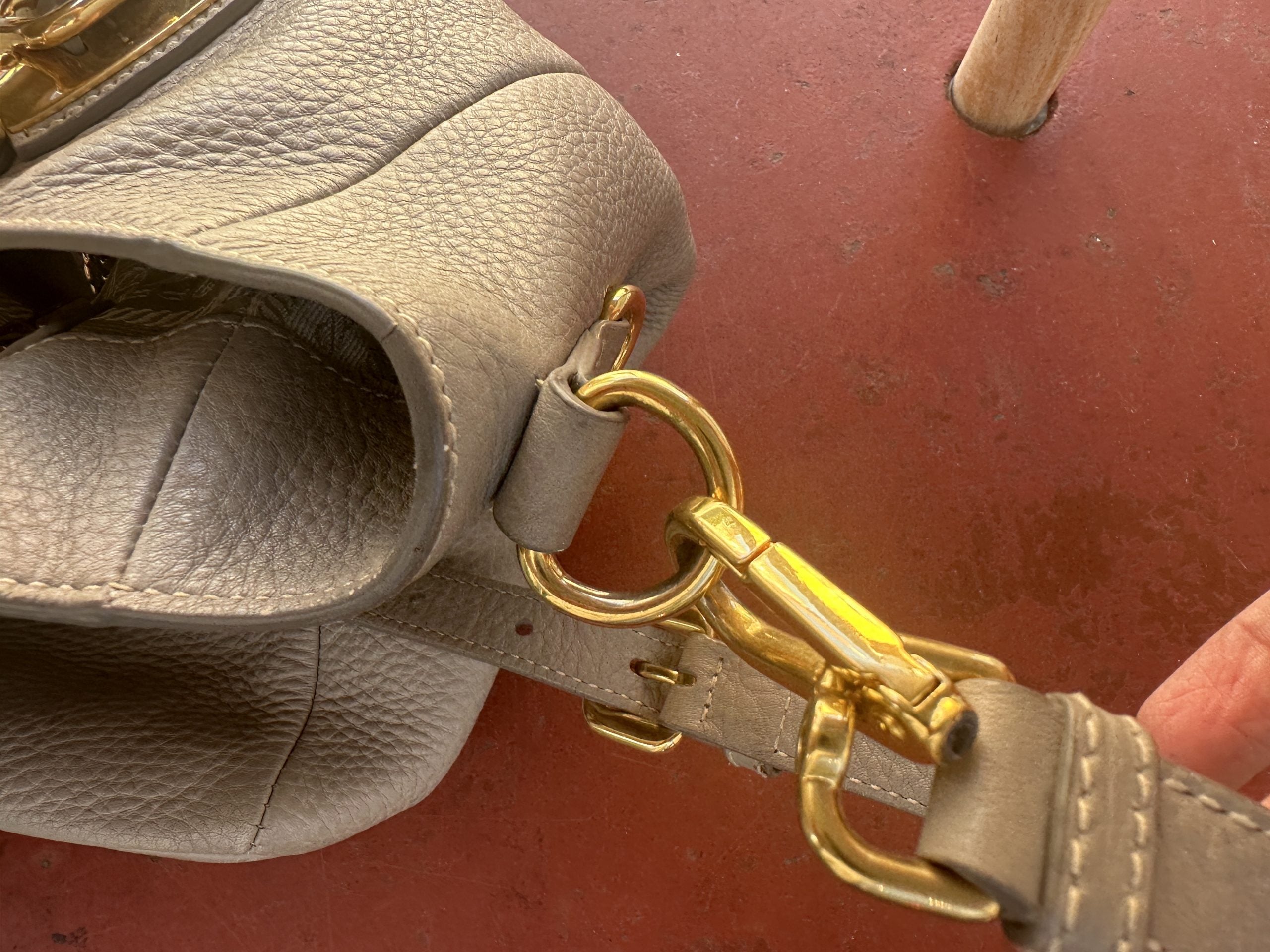 Prada Double Leather Handbag