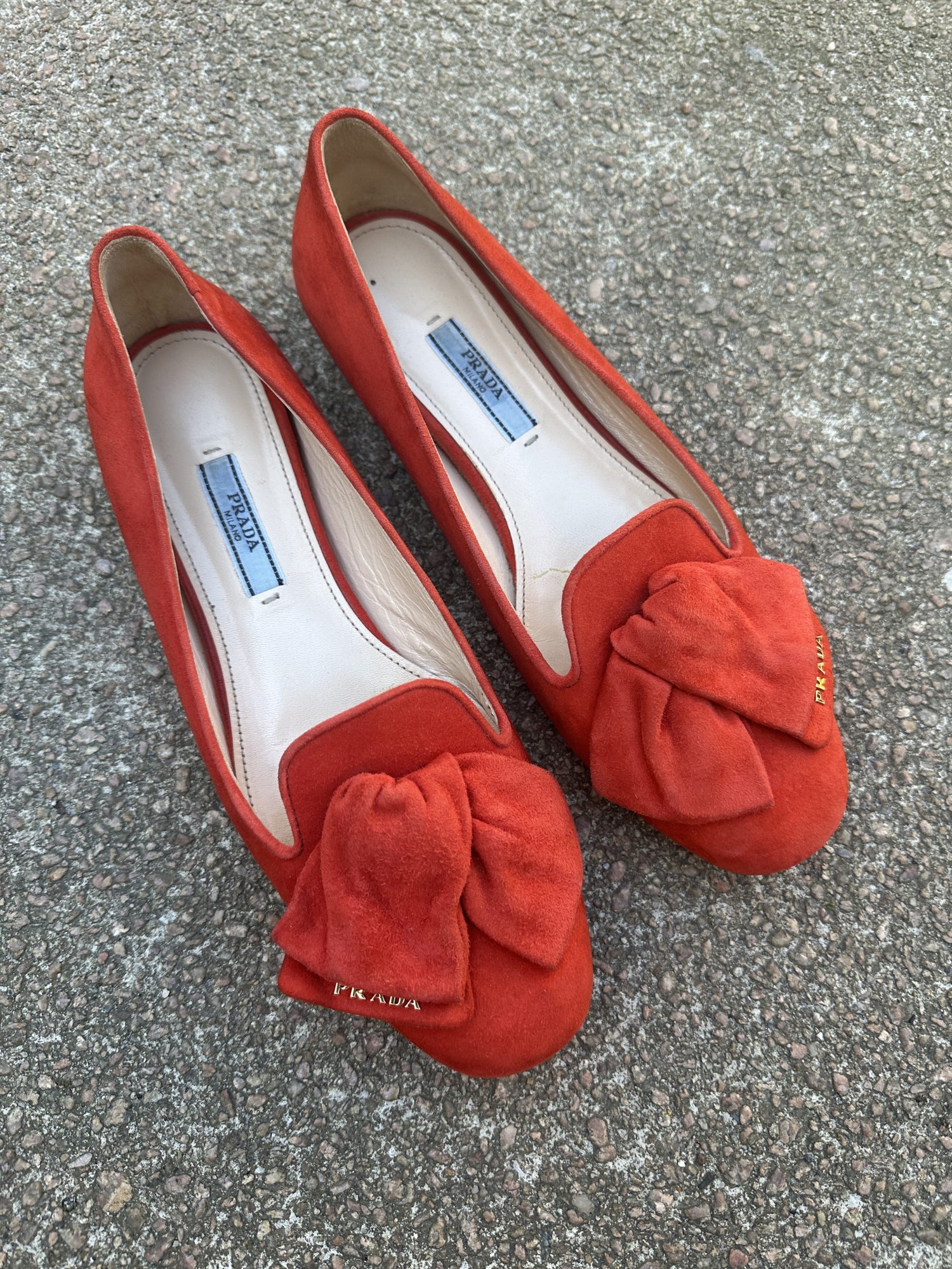 Prada Suede Loafers / Ballerina
