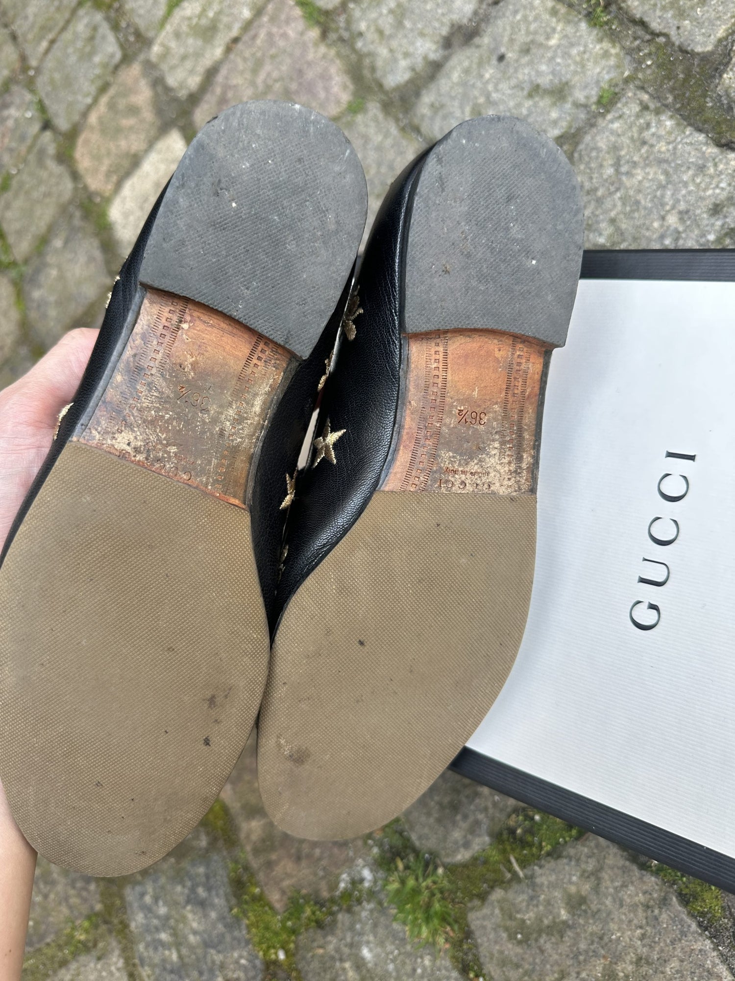 Gucci Jordaan Embroidered Loafers