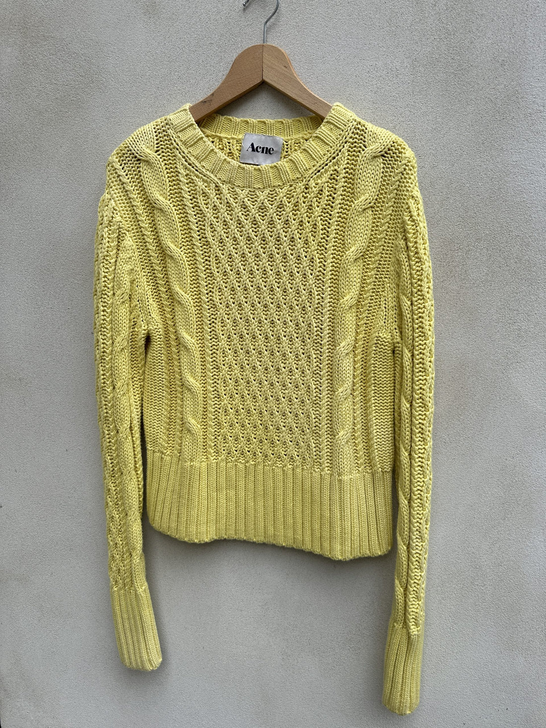 Acne Gul Strik Sweater