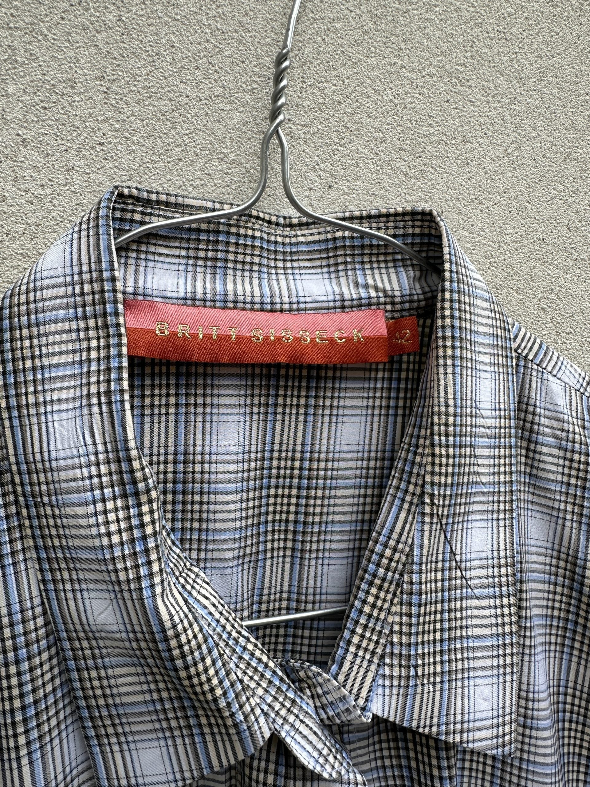 Britt Sisseck Shirt Dress Check