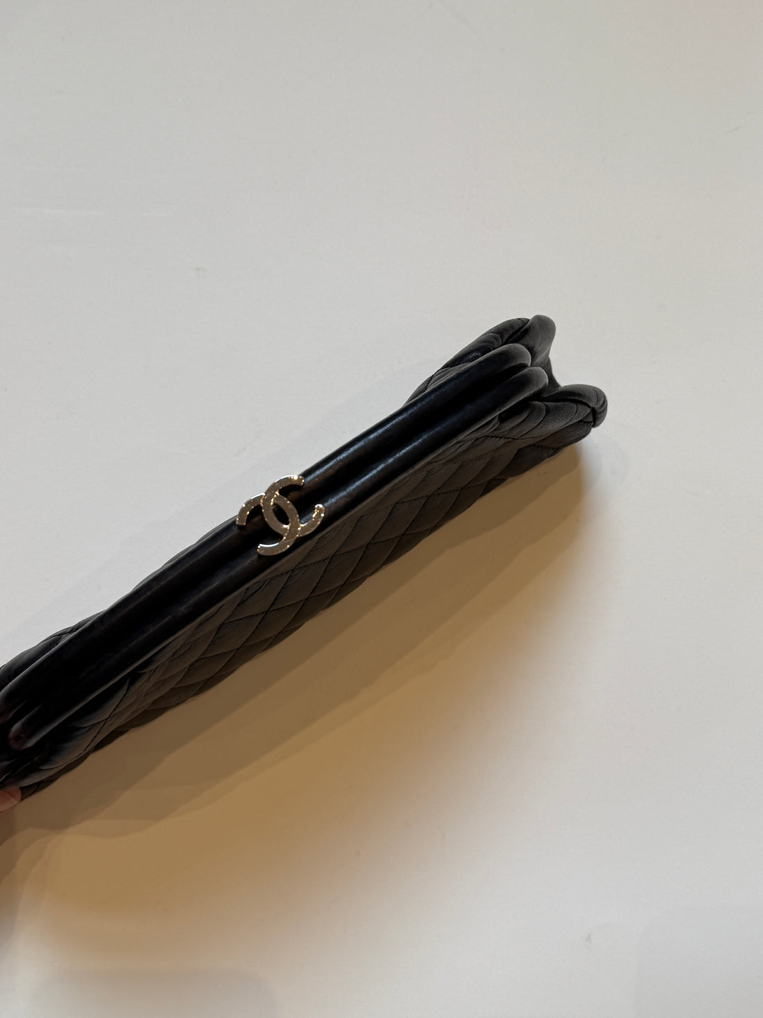 Chanel Timeless Mademoiselle Læder Clutch