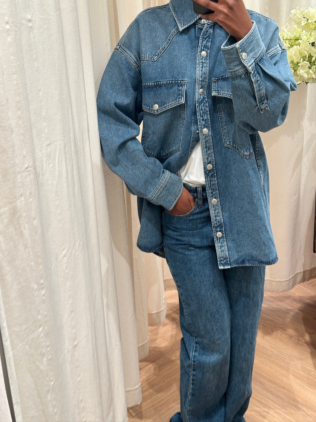 AGOLDE Lotta Denim Shirt / Skjorte