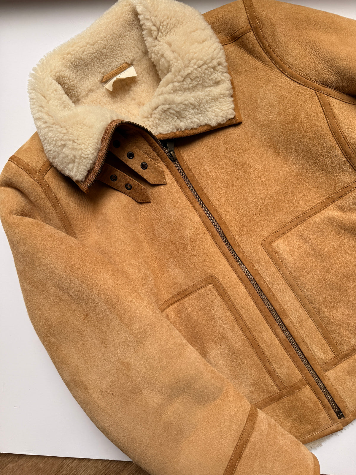 Sezane Calixte Shearling Jakke