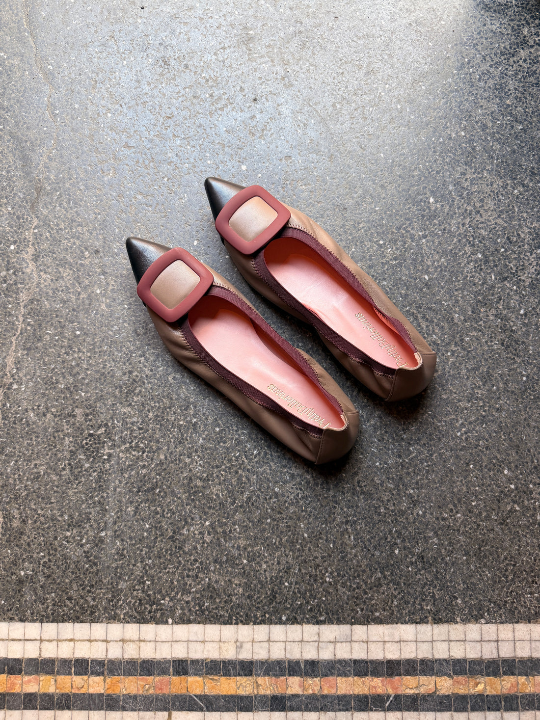 Pretty Ballerina Ella Læder Flats
