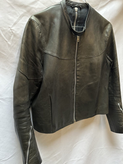 Acne Læder Jakke Zipper