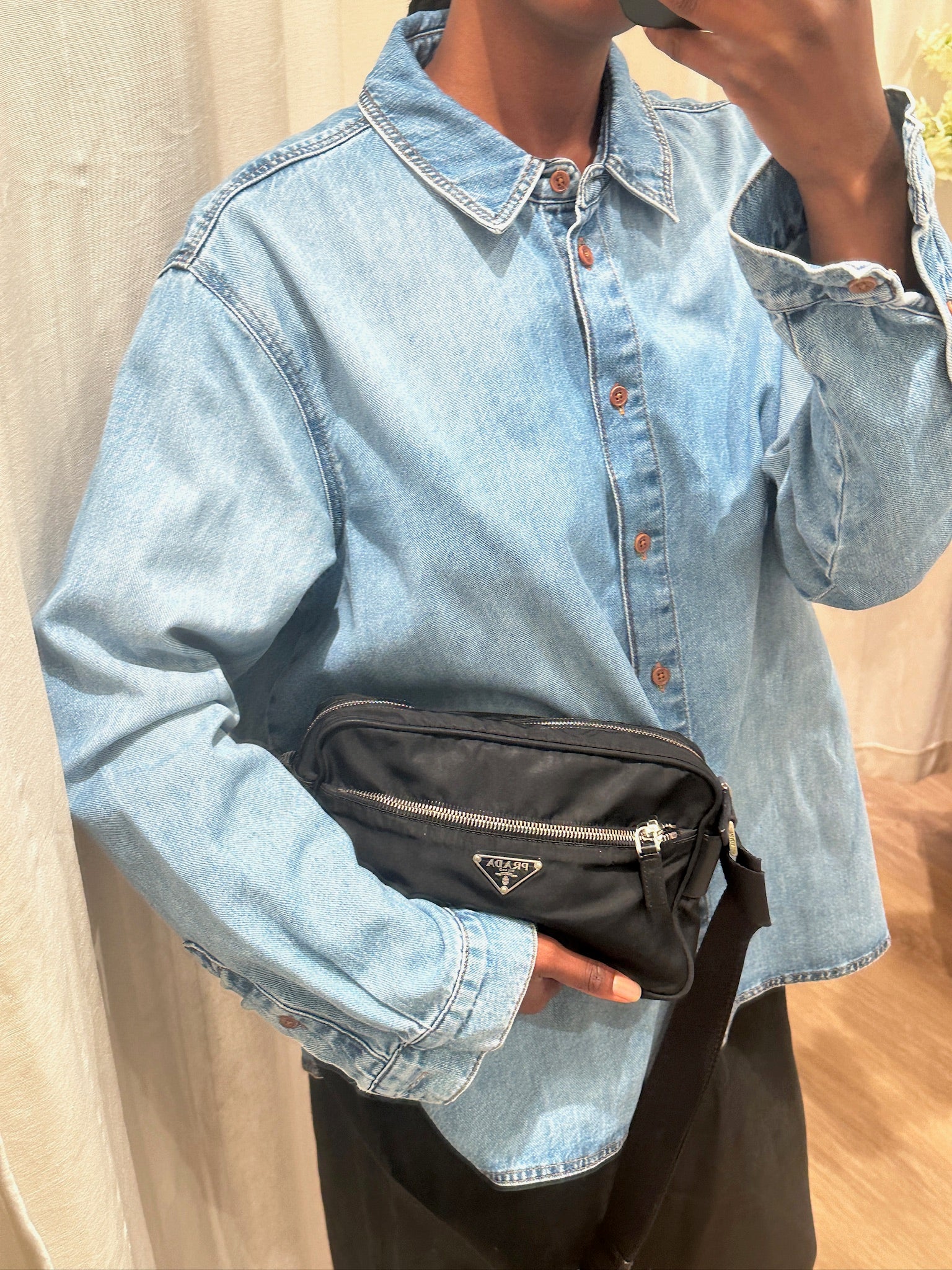 Skall Denim Skjorte
