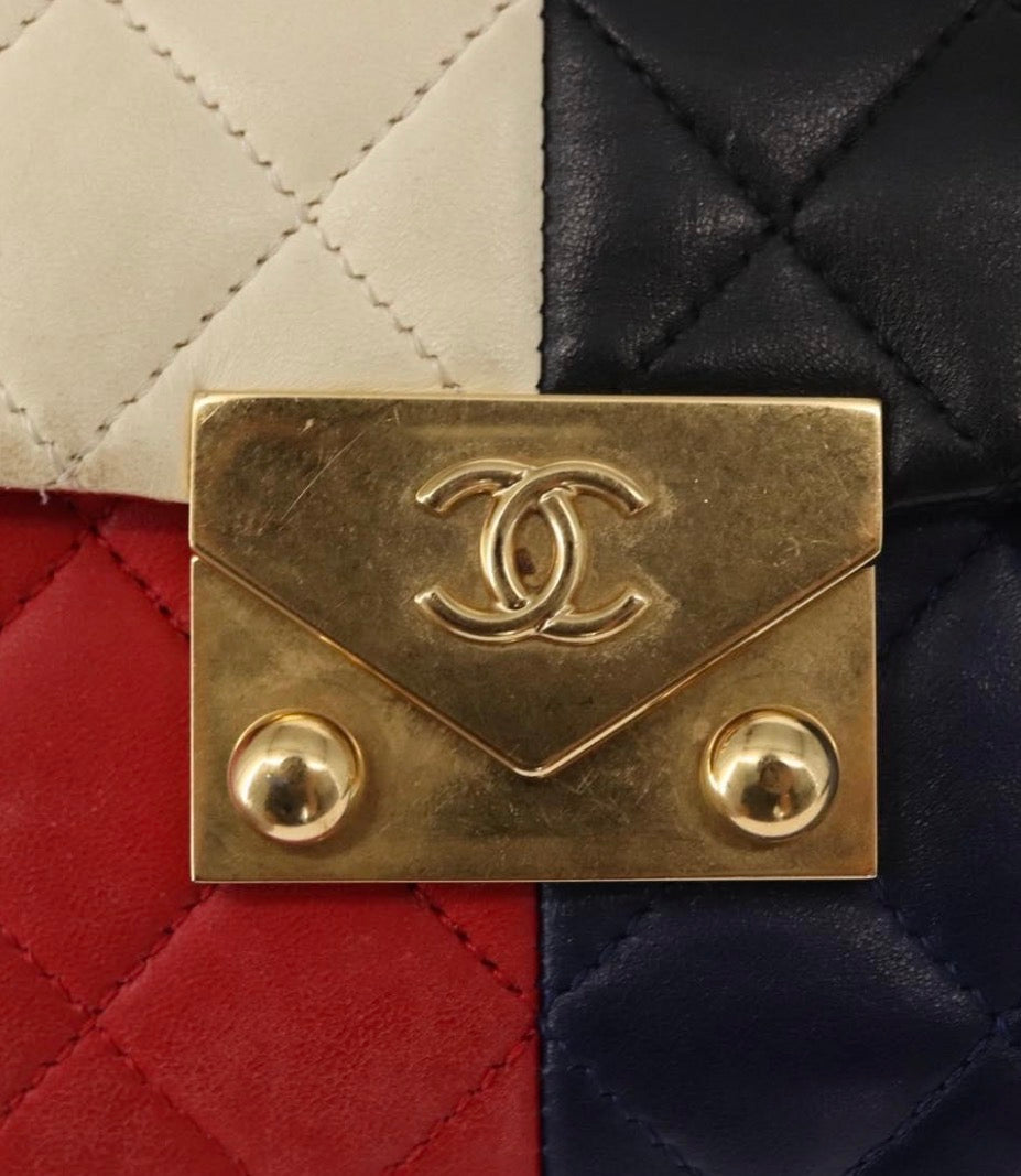 Chanel CC Clasp Chain Flap Bag / Taske