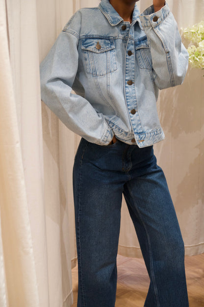 Skall Denim Jakke