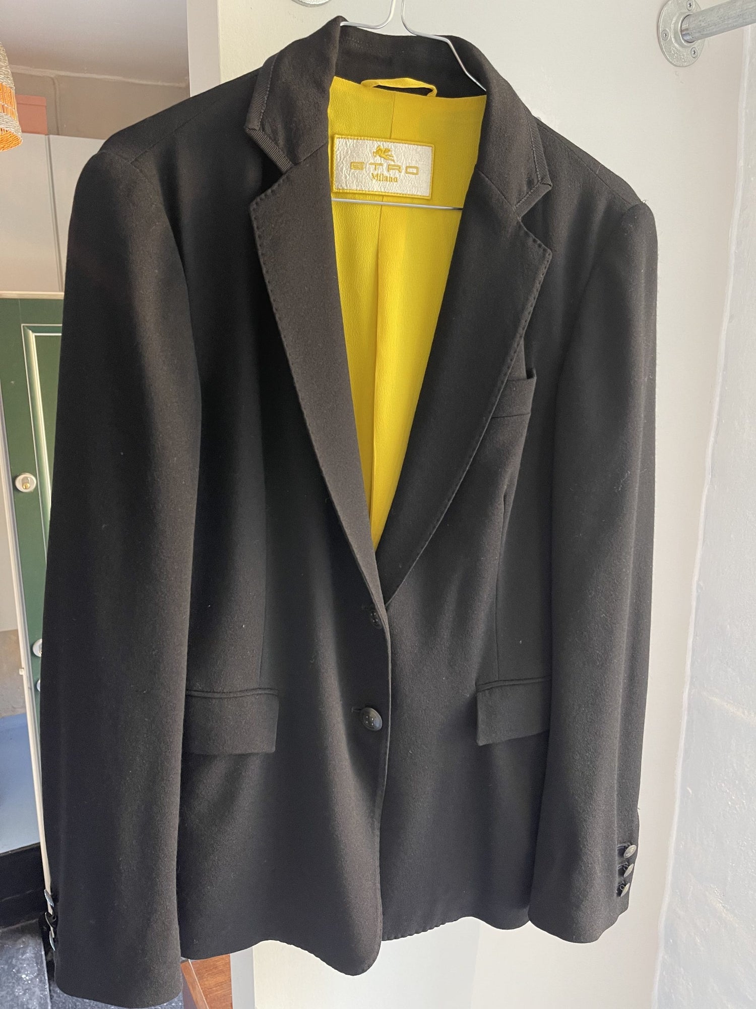 Etro blazer sort forfra