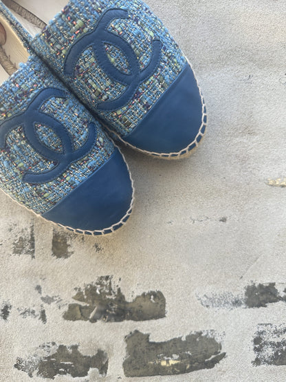 Chanel Espadrilles Blue