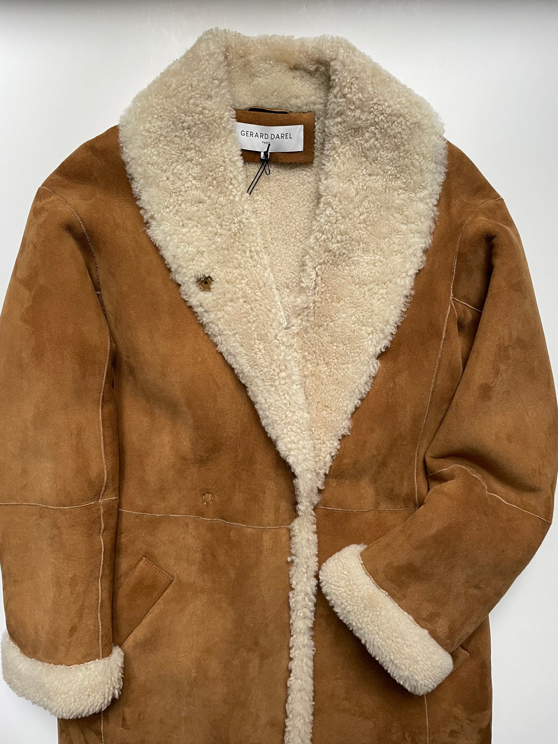 Gerard Darel Suede / Shearling Frakke