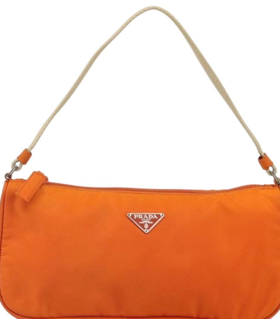Prada Pochette Shoulder Taske Tessuto Small