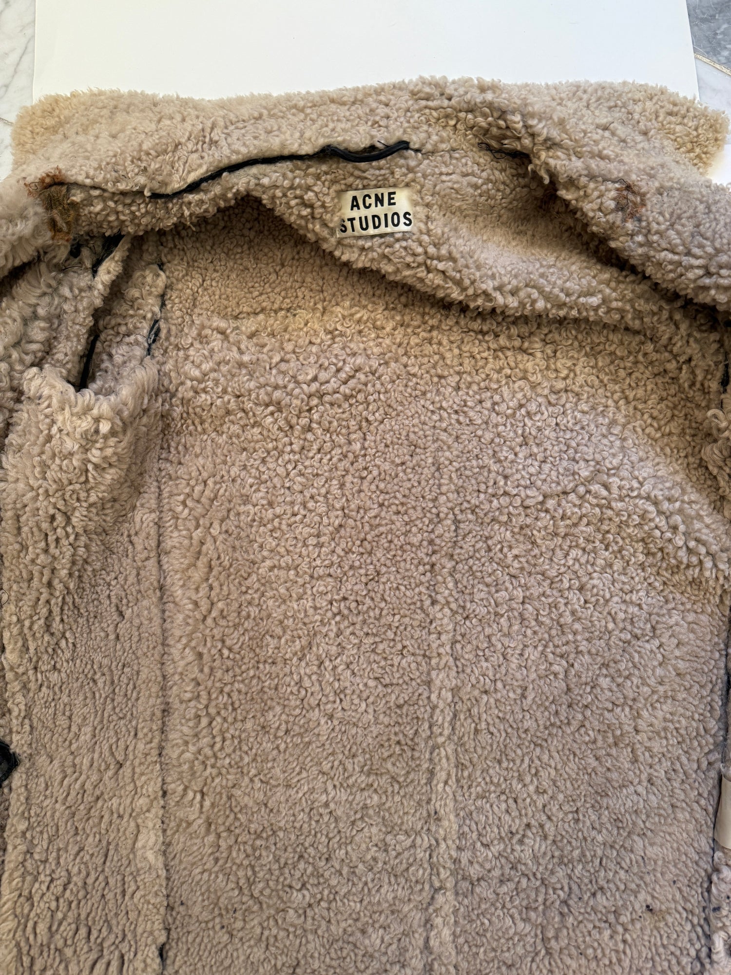 Acne Suede / Shearling Jakke