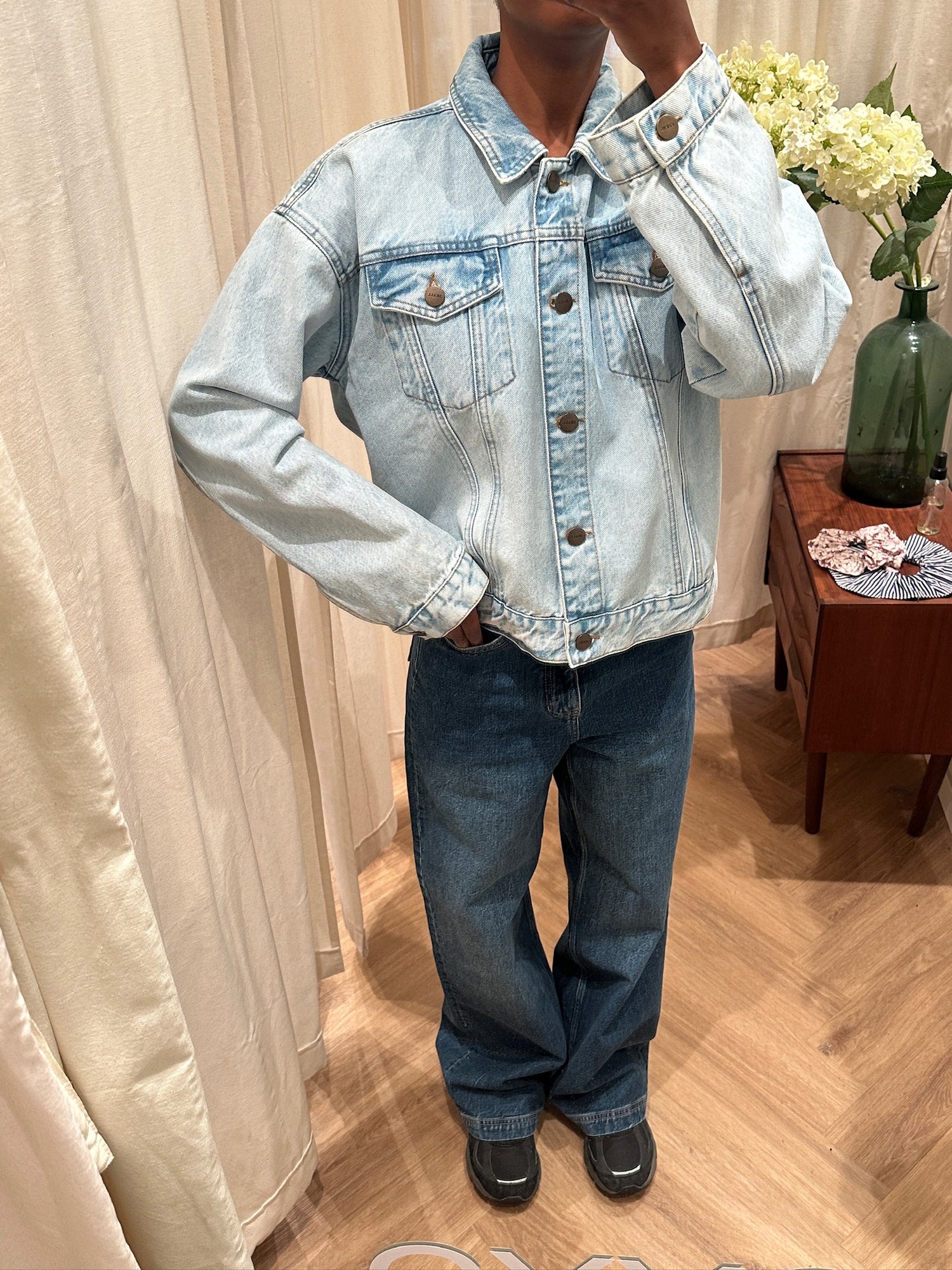 Skall Denim Jakke