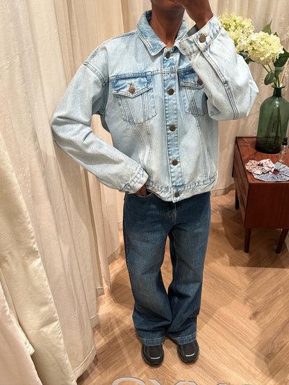 Skall Denim Jakke