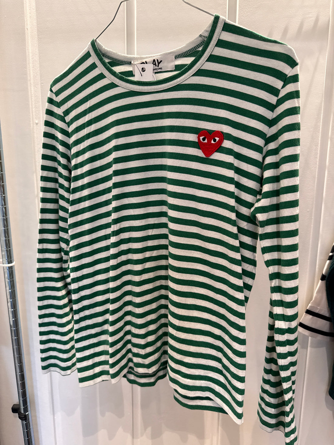 Comme Des Garcon Bluse i striber