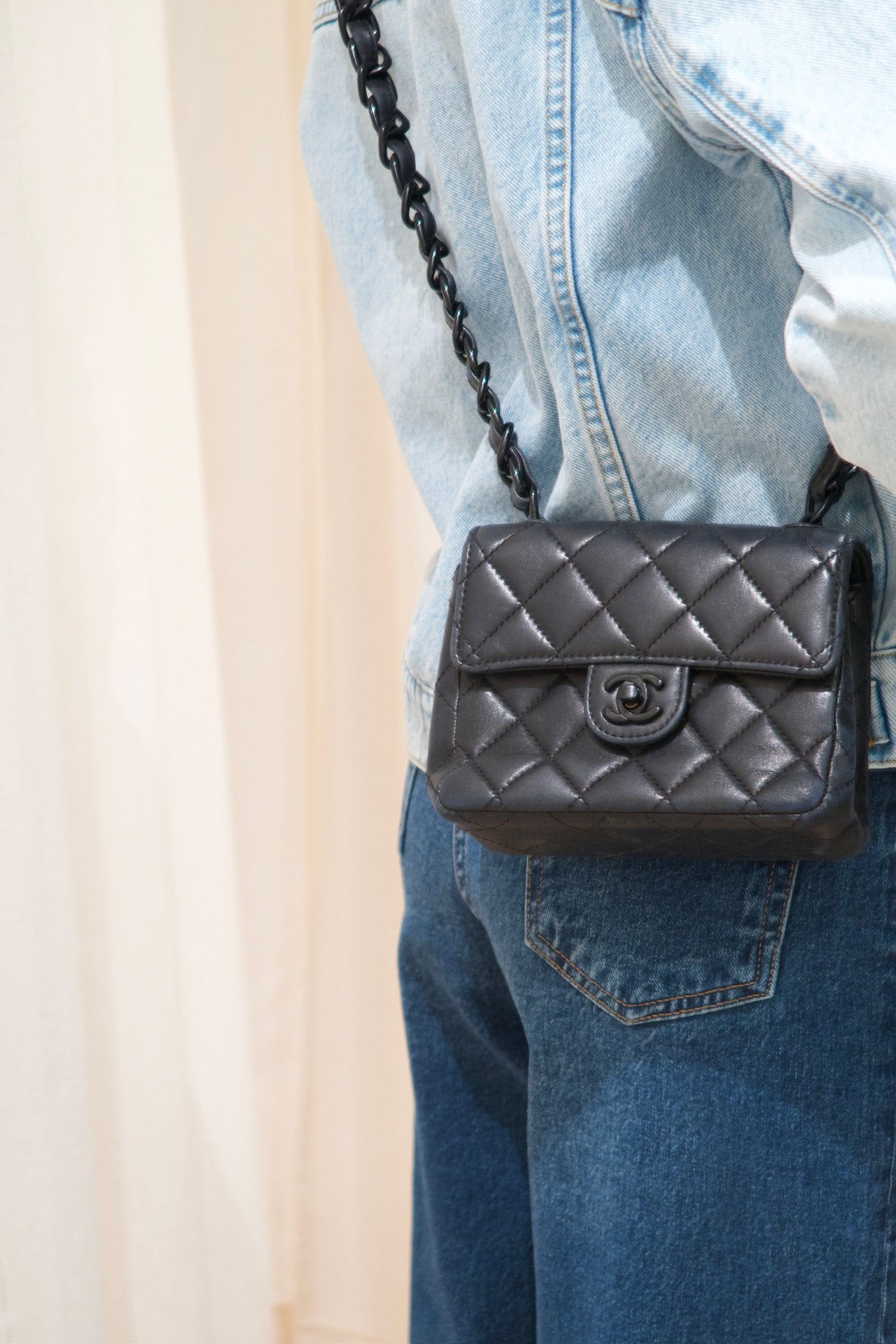 Skall Denim Jakke