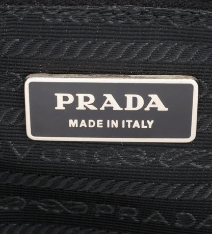 Prada Tessuto Nylon x Leather Shoulder Bag / Taske