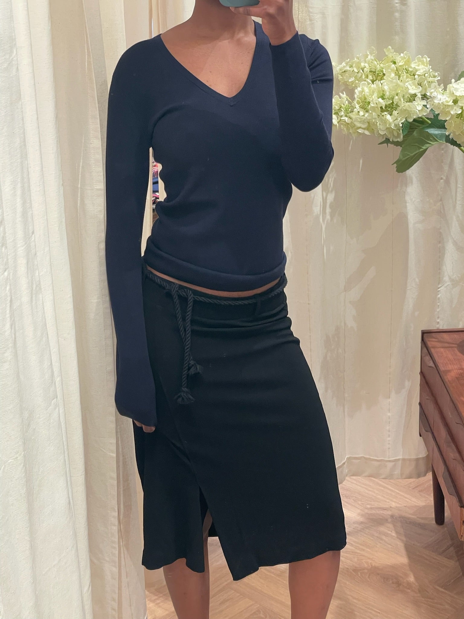 Filippa K Twill Split Nederdel