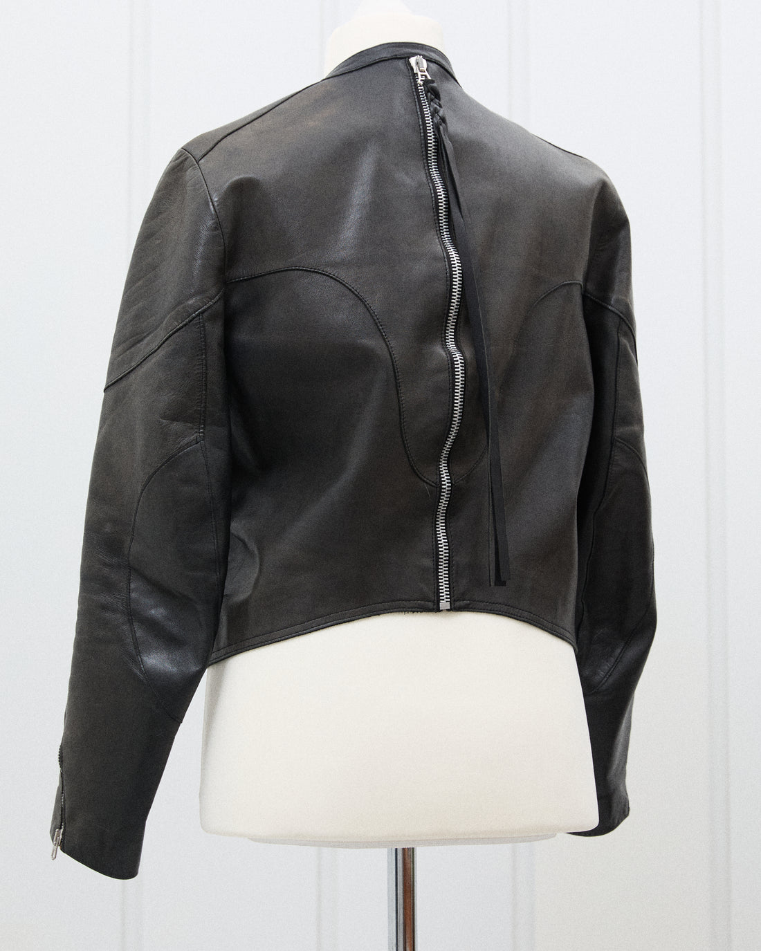 Acne Læder Jakke Zipper