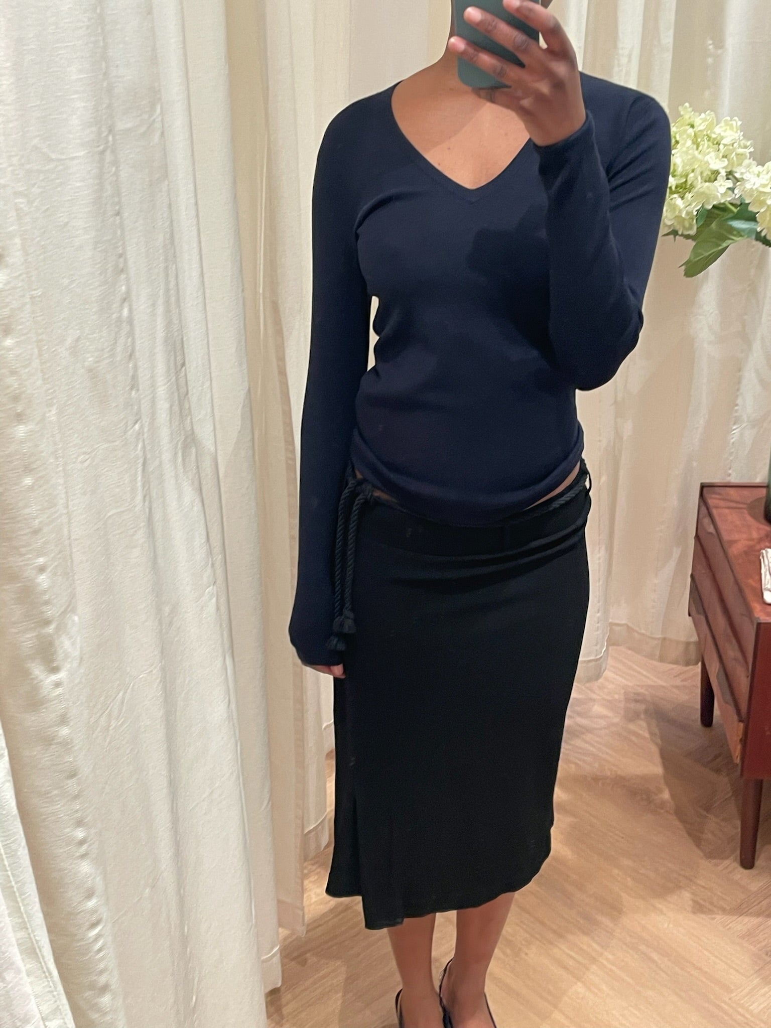Filippa K Twill Split Nederdel