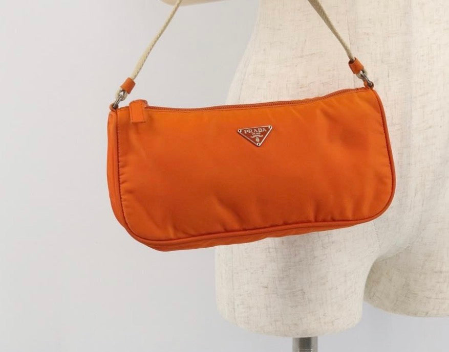 Prada Pochette Shoulder Taske Tessuto Small