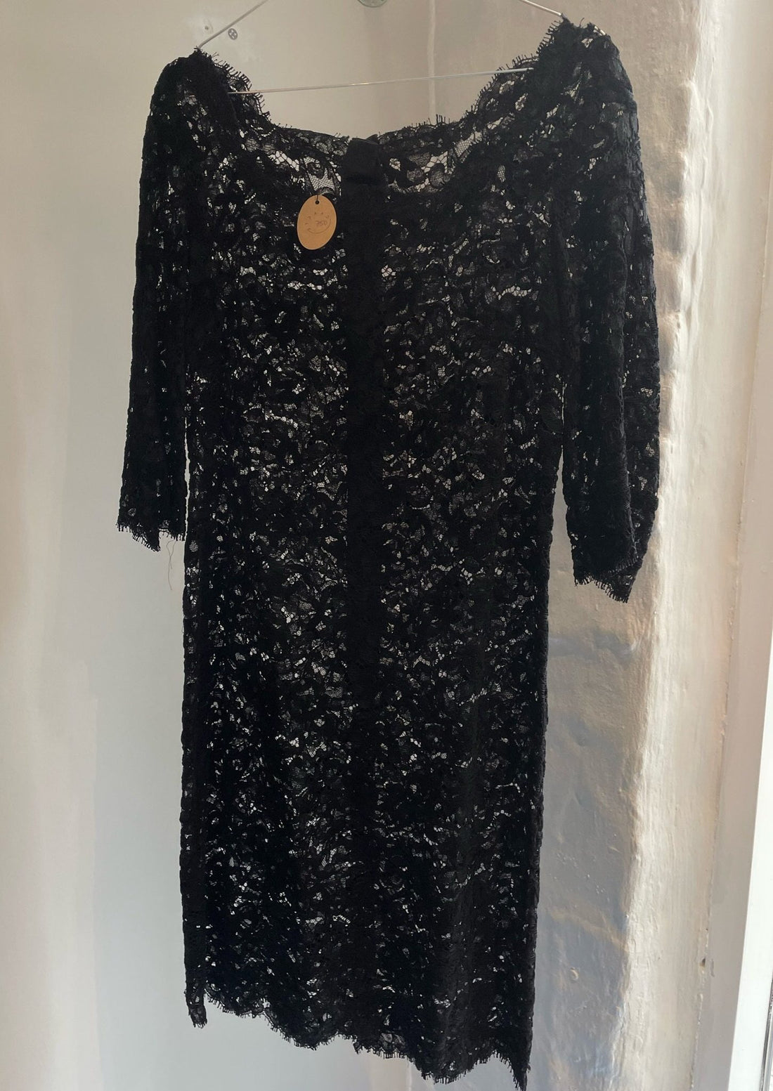 brand unknown kjole sort blonde forfra