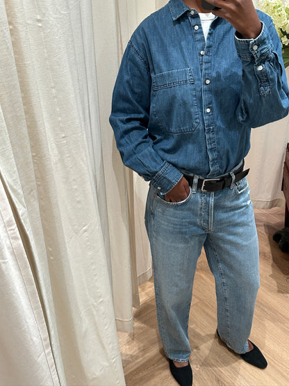 Santoni Leather Belt
