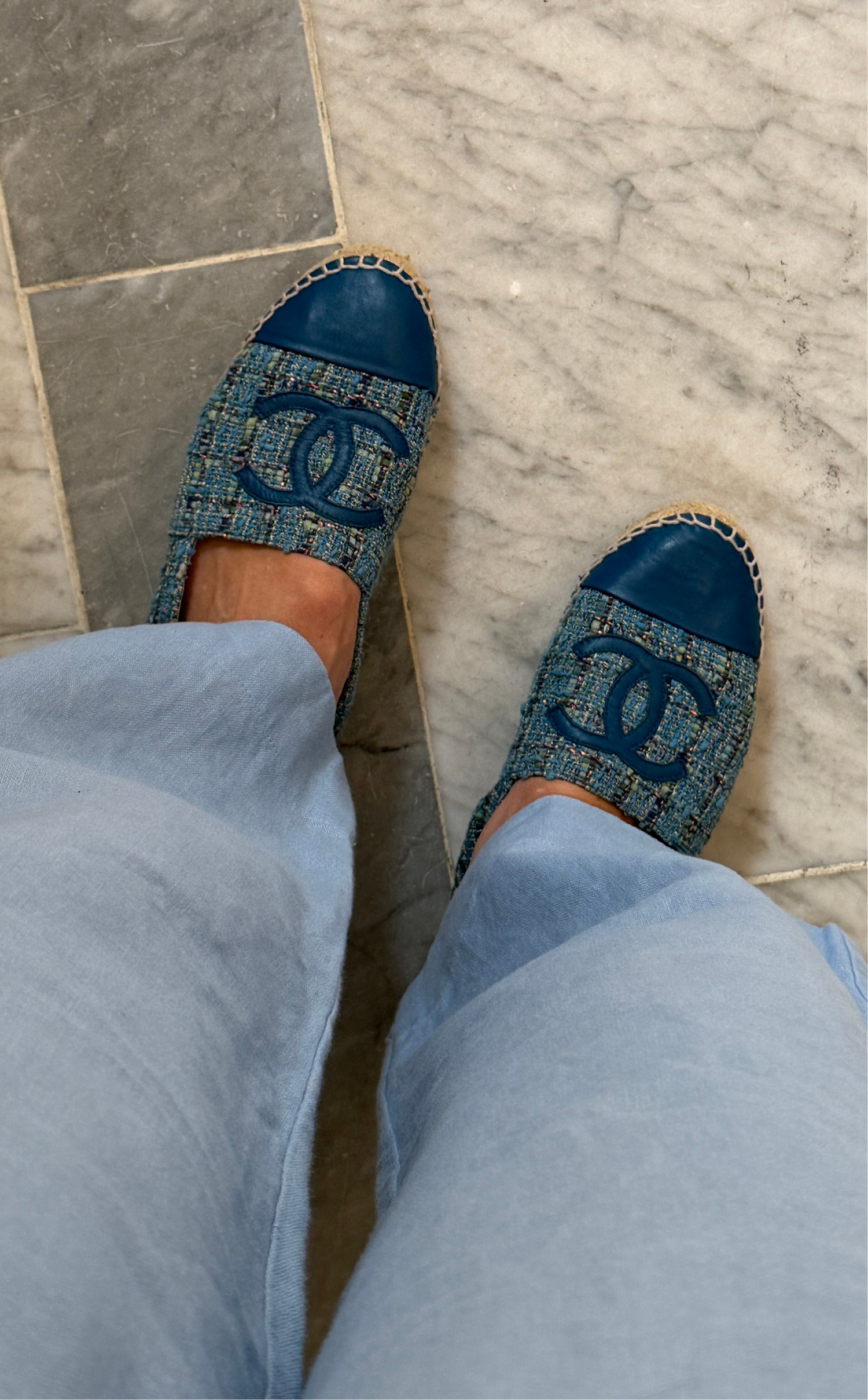 Chanel Espadrilles Blue