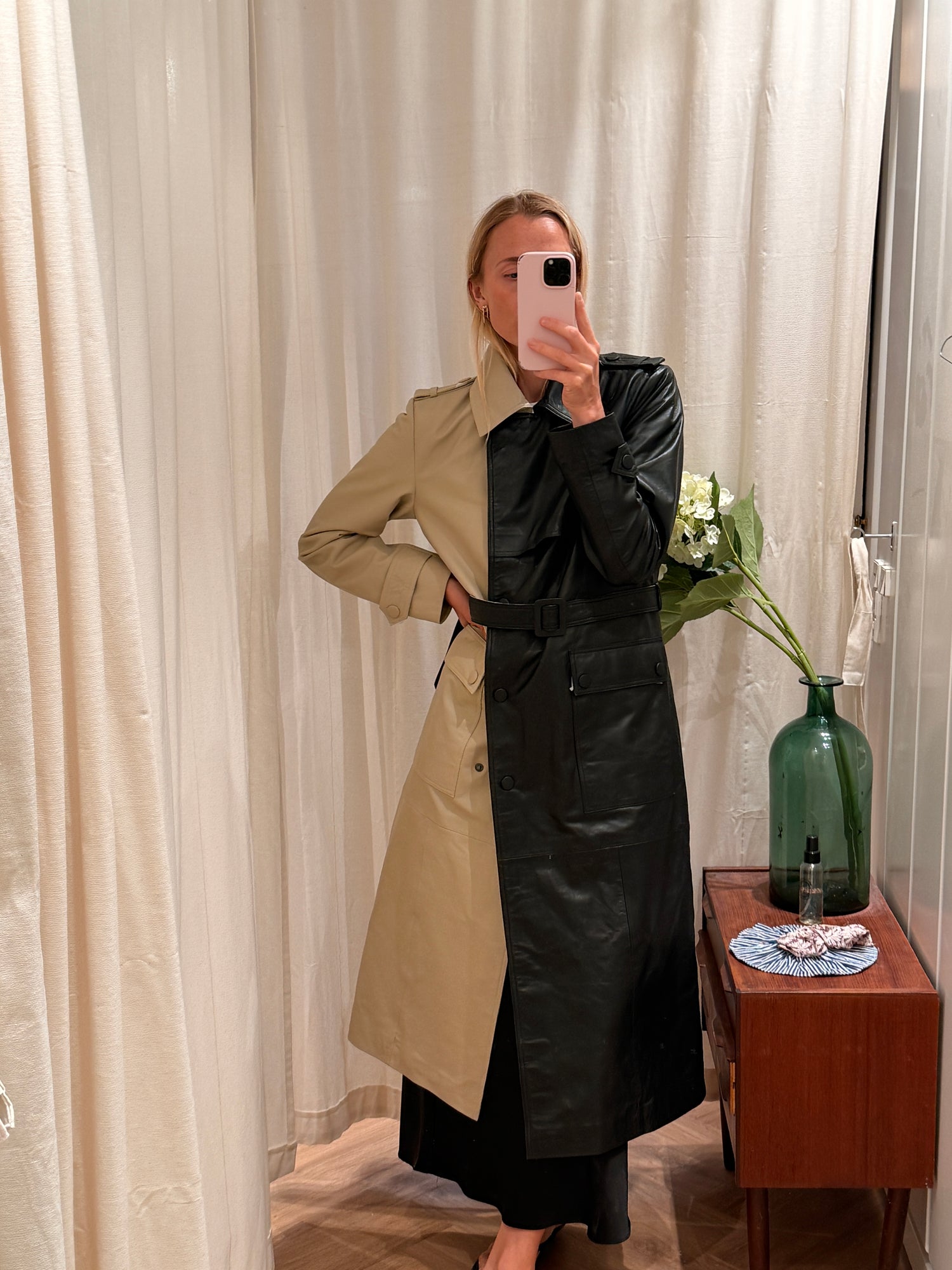 Copenhagen Muse Læder Trenchcoat