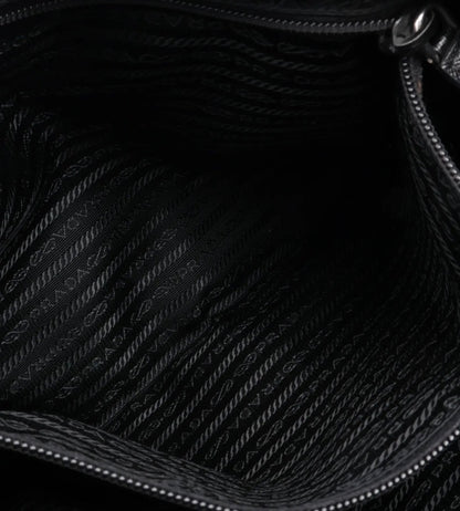 Prada Tessuto Nylon x Leather Shoulder Bag / Taske