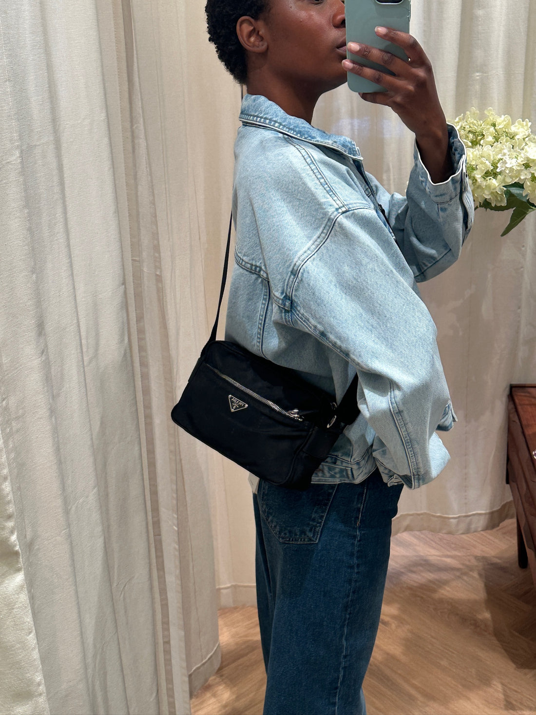 Prada Tessuto Nylon Shoulder Bag / Taske