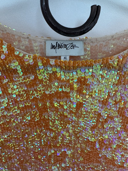 Sequin Blouse &amp;amp; Skirt