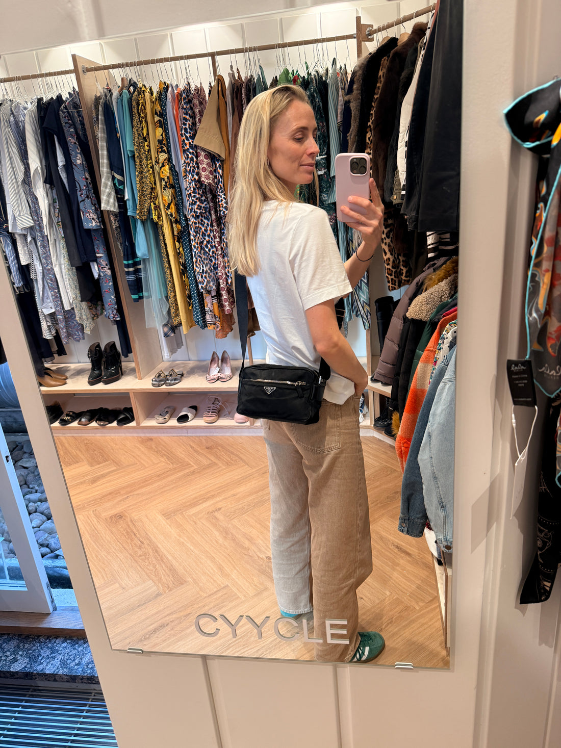Prada Tessuto Nylon Shoulder Bag / Taske