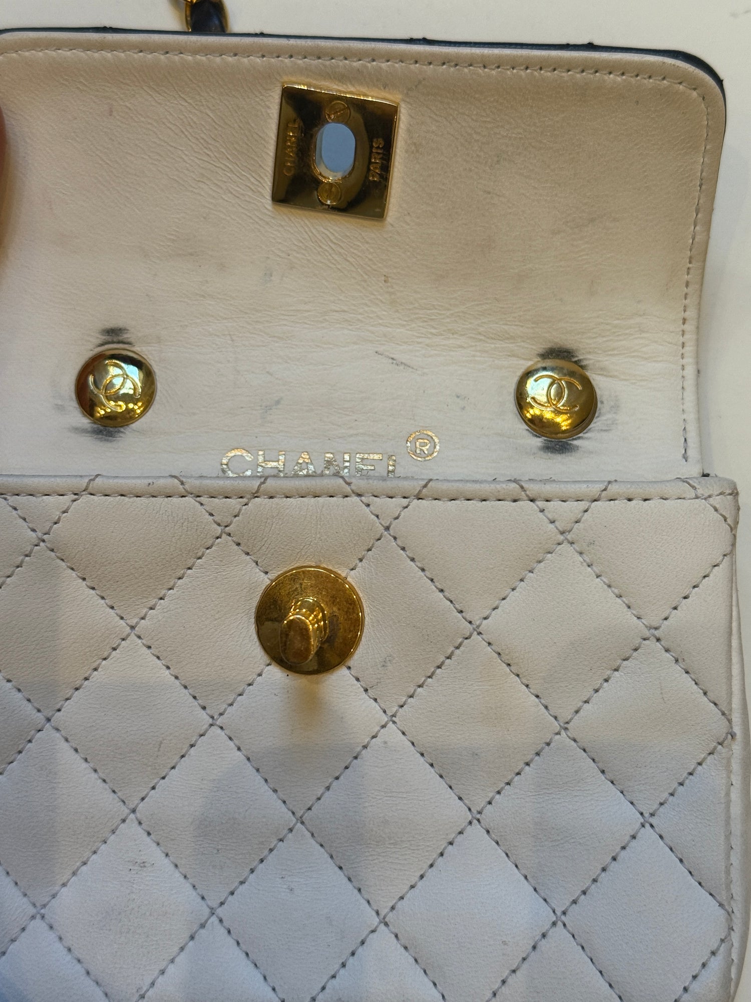 Chanel Borse Pelle Altro Taske Vintage
