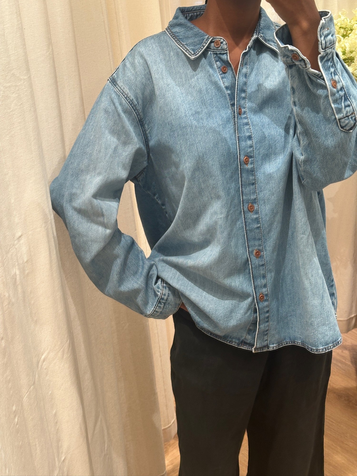 Skall Denim Skjorte
