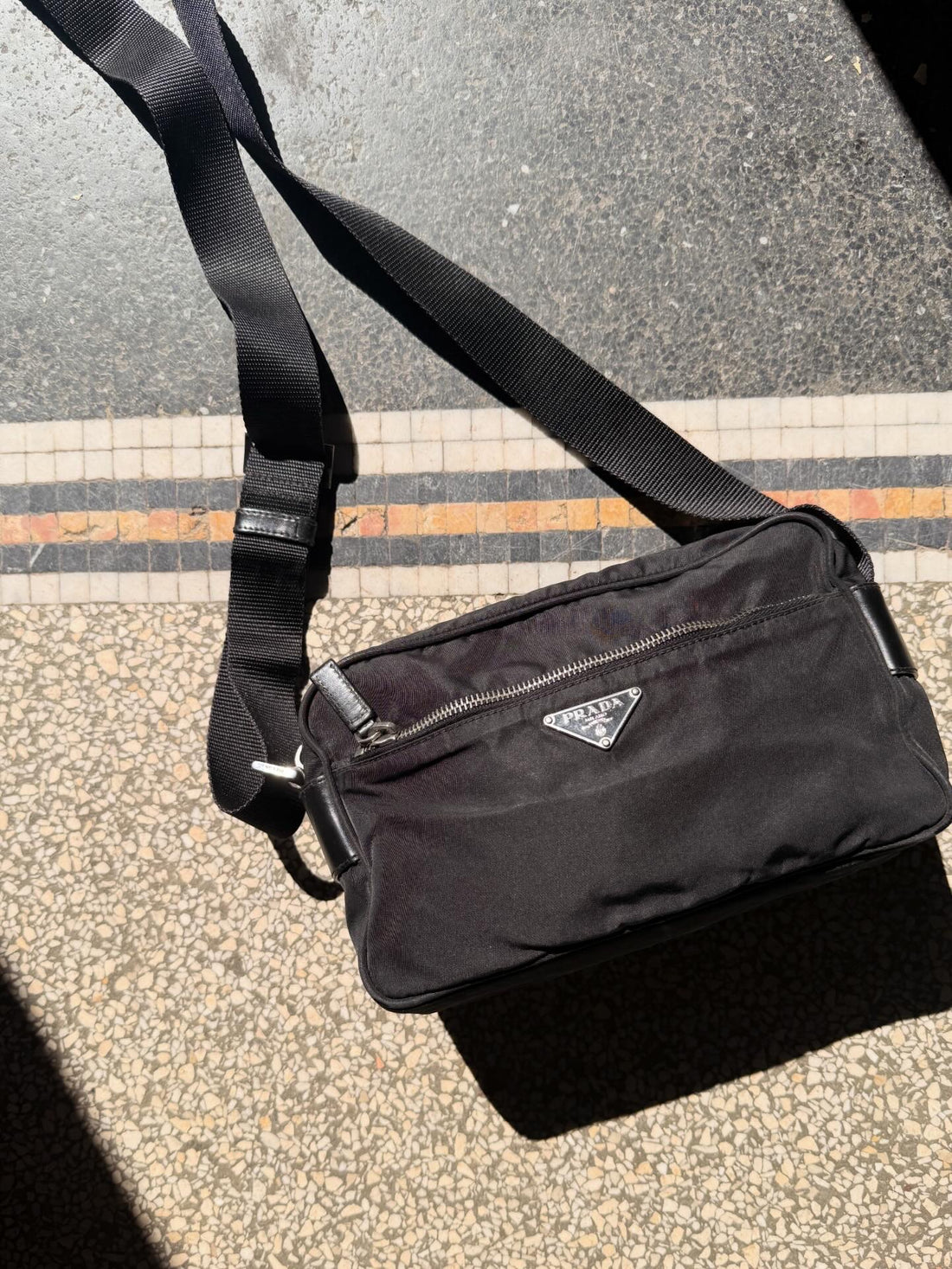 Prada Tessuto Nylon Shoulder Bag / Taske
