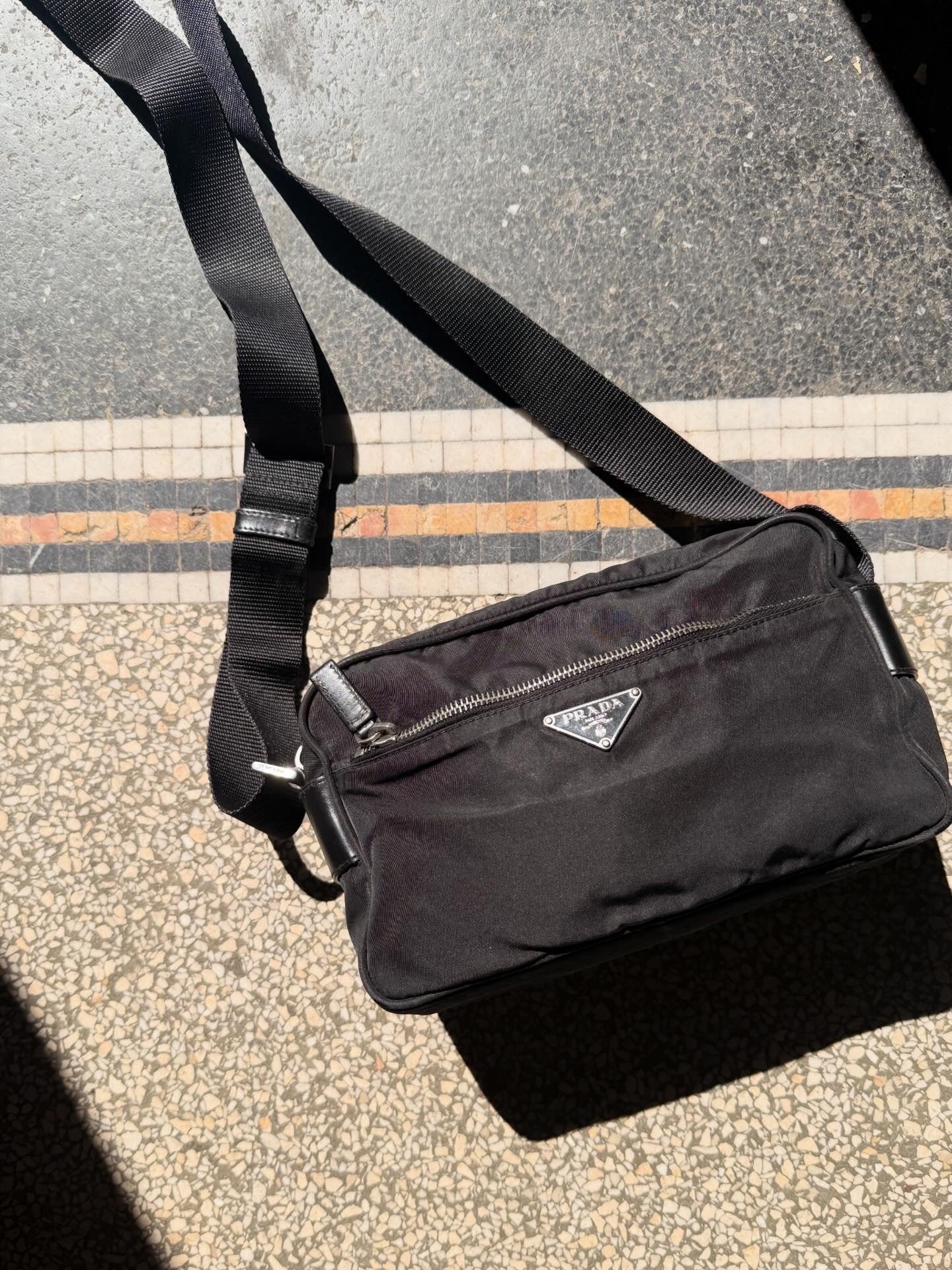 Prada Tessuto Nylon Shoulder Bag / Taske