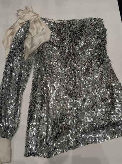 Palliet One-Shoulder Kjole