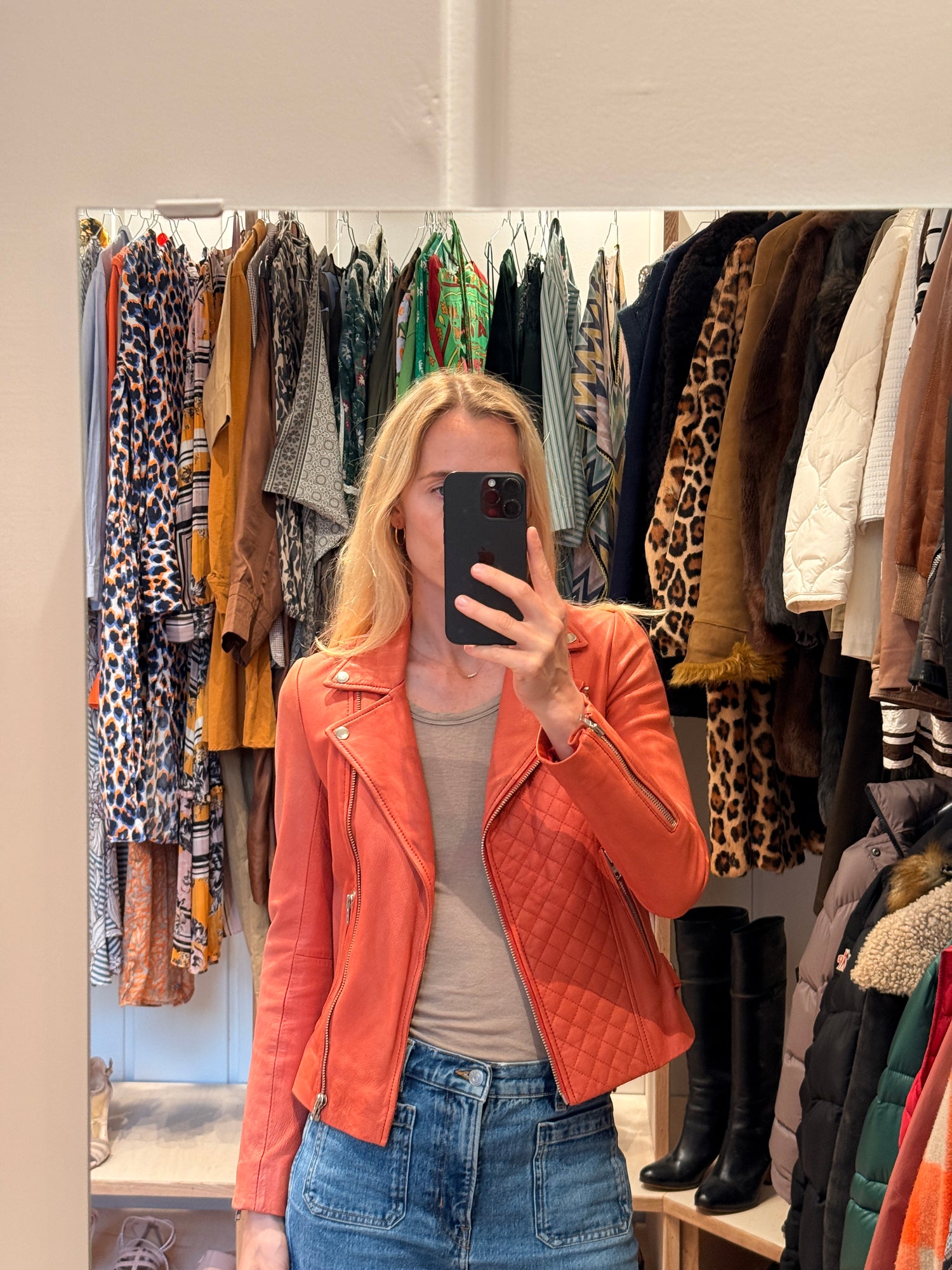 Maje Leather Jacket