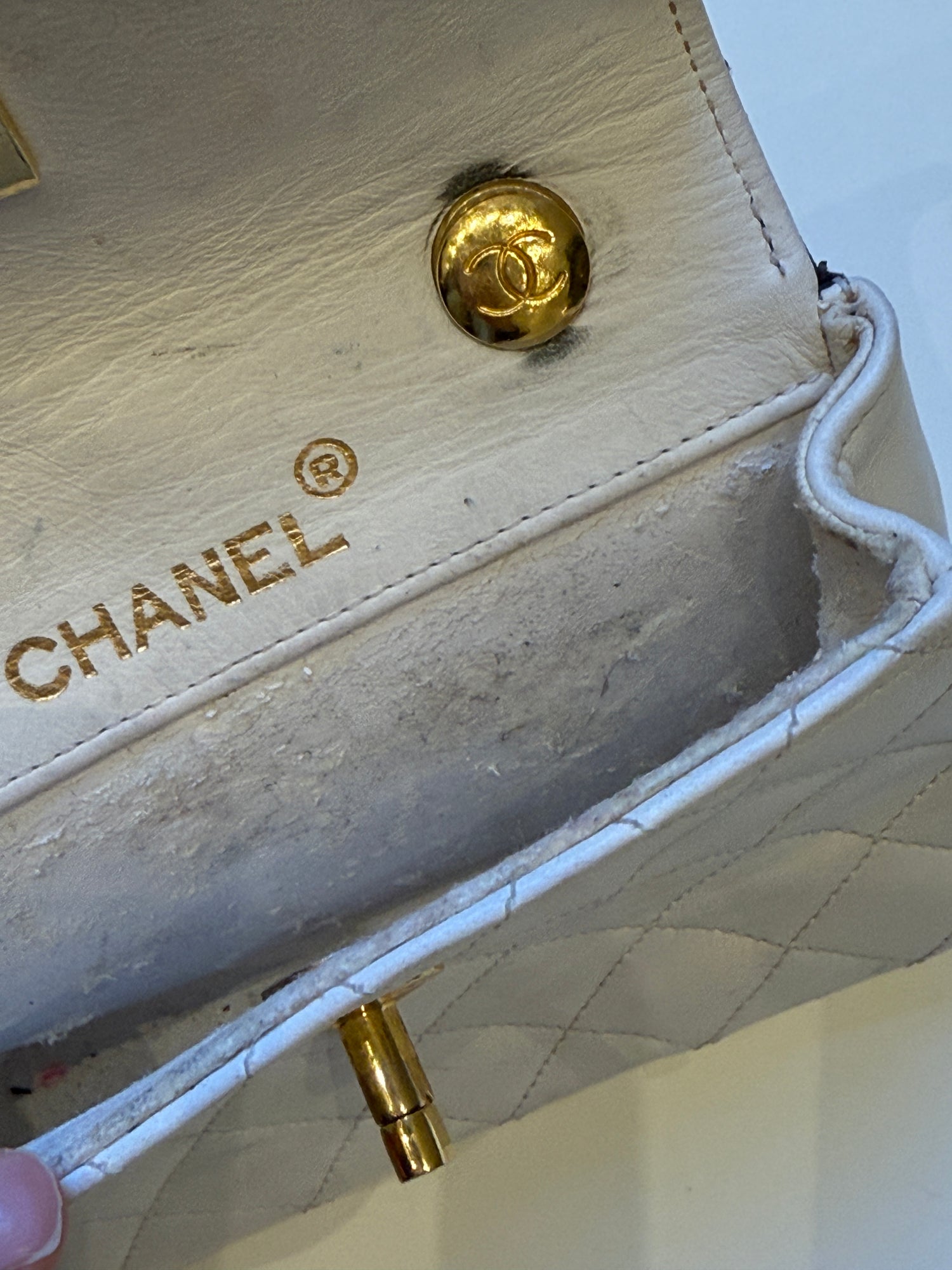 Chanel Borse Pelle Altro Taske Vintage
